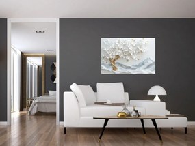 Kép – 3D elegáns életfa (90x60 cm)