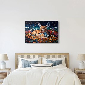 Kép - Festett szarvas (90x60 cm)