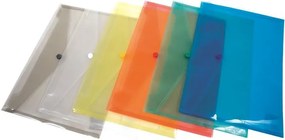 Irattartó tasak, A5, PP, patentos, DONAU, piros (D8547P)