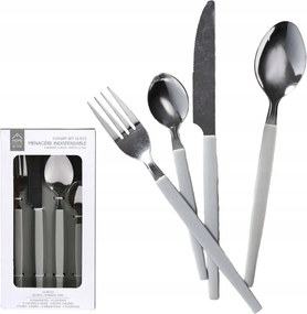 Evőeszköz szett Lino Grey 16 db-os Szürke 4 személyes Evőeszköz Szett Loft Glamour