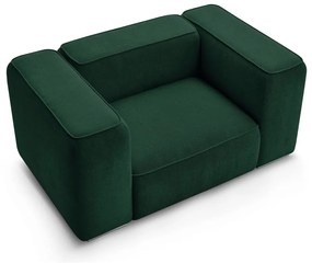 Sötétzöld fotel Zephyr – Bobochic Paris