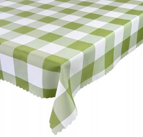 Abrosz Foltálló Dekoratív Alice Kockás Zöld 160x280 cm