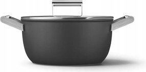 Smeg 0 Fazék 24 cm Fekete (matt) CSF2412BLM