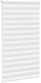 zebrafüggönnyel fehér szövetszélesség 125,9 cm poliészter