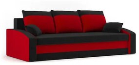 Nagy méretű HEWLET kanapéágy. Szürke / fekete