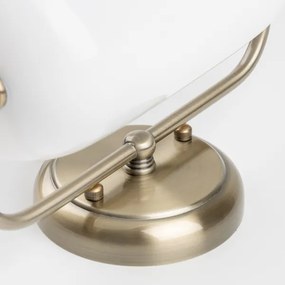 Brilagi - BANK OFFICE fali lámpa 1xE27/60W/230V sárgaréz/fehér