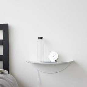 Fehér fém fali polc 40 cm Tower – YAMAZAKI