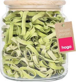 Hoga 2316 Üvegtároló 1080ml Fa Fedővel