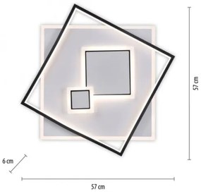Paul Neuhaus 6390-16 - LED Mennyezeti lámpa MAILAK LED/37W/230V