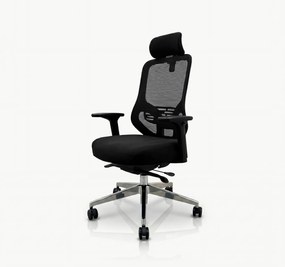 Ergonomikus hálós irodai szék fekete AXIS