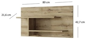 Polc 80 cm Deloris (navarra tölgy). 1052868