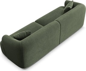 Zöld bársony kanapé 255 cm Campi – Cosmopolitan Design