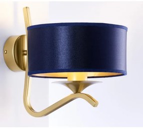 Jupiter 2115 - KASZMIR fali lámpa 1xE27/15W/230V kék/arany