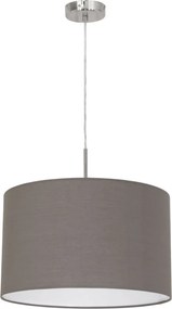 EGLO 31574 PASTERI Ernyős Függesztett Lámpa Antracit, Fehér, Nikkel E27 IP20