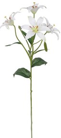 Művirág, fehér liliom, 60 cm