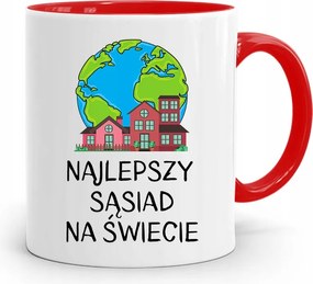 Szomszédnak Piros Ajándék Bögre fényképes nyomtatással