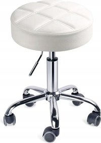 Leader Accessories forgó szék állítható fehér ülőfelület 35 cm hoker