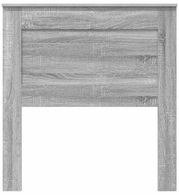 Fejtámla fejtámlával Szürke Sonoma 75 cm Faanyag