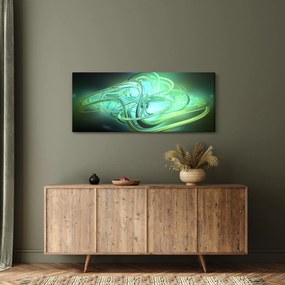 Zöld absztrakció kép (120x50 cm)