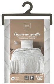 Fehér egyszemélyes mikroszálas ágyneműhuzat 140x200 cm Heltie – douceur d'intérieur