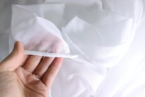 Fátyol Sima Fehér Prémium Ólom Függöny Magasság 320 cm Szövet Méteráru