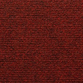 20 db öntapadós lépcsőszőnyeg, 65 x 21 x 4 cm, bordói piros, téglalap alakú széllel