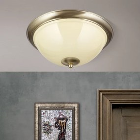 Orion DL 7-677/50-Mennyezeti lámpa AUSTRIAN OLD LAMP 3xE27/60W/230V bronz/bézs