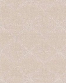 Bézs vinil tapéta flizelin geometriai minták 3d hatás tapéta