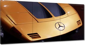 Vászonkép 120x60 Sárga sportos Mercedes