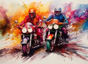 Poszter 55x40cm Adrenalin és művészet