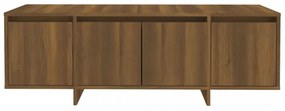barna tölgyszínű szerelt fa TV-szekrény 120x30x40,5 cm