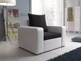 Fotel Monica (fekete + fehér). Akció -16%. 616034