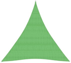 világoszöld HDPE napvitorla 160 g/m² 4 x 5 x 5 m