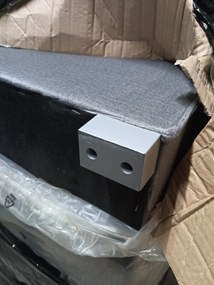 AKCIÓ sötétszürke kinyitható sarokkanapé CAVELO, kétoldalas II. osztály