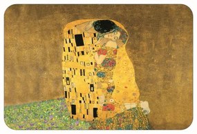 Műanyag tányéralátét 45x30cm, Klimt: The Kiss