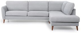 Paris világosszürke sarokkanapé, jobb oldali - Scandic