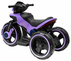 Baby Mix Rendőrség gyerek elektromos motorkerékpár, lila