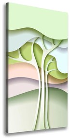 Vászonkép nyomtatás Absztrakt fa ocv-80561206