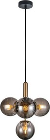 Italux RAVENA PND-2324-4B BRO+SG Függőlámpa 4x5W/E27 IP20