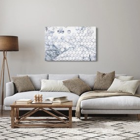 Kép - Márványozott hatszög (90x60 cm)