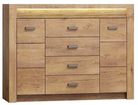 Kombinált komód Nadenas N7 (fehér craft)  (világítás nélkül). 1058229