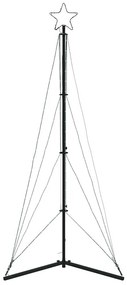 kék LED karácsonyfa 363 LED 182 cm