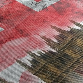 Kép - London (órával) (90x30 cm)