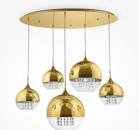 Maytoni FERMI P140-PL-170-5-G Függőlámpa 5x60W/E27