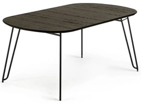 Bővíthető étkezőasztal kőrisfa dekoros asztallappal 90x140 cm Norfort – Kave Home