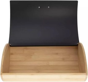 Fekete bambusz kenyértartó CRUSTY