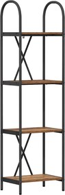 vidaXL Könyvespolc Öreg fa 40 x 30 x 146 cm Faanyag