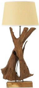 Lampada teak da tavolo ø 35x80cm