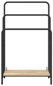 Ruhaszárító polcokkal sonoma tölgy 60 x 30 x 100.5 cm Faanyag