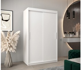 Ruhásszekrény 120 cm Toki (matt fekete + matt fekete). 1064804